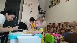 Совместное рисование с детьми👍