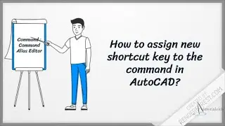 How to assign new shortcut key to the command in AutoCAD ?