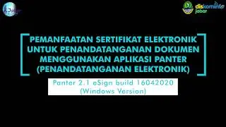 Tutorial Pemanfaatan Sertifikat Elektronik