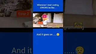 ERRORS while Coding 😥