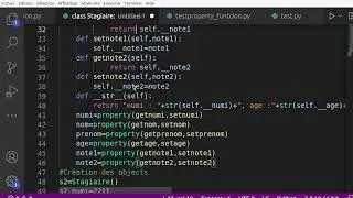 POO en python : property  function