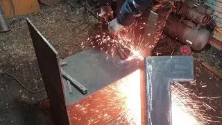 We weld an eternal bath stove with the KEDR ULTRAMMA-200 COMPACT welding machine
