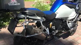 BMW R 1200 GS Adventure with full Akrapovic titanium  system 2014 + Booster Plug