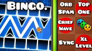 Playing Geometry Dash Recent Tab BINGO....
