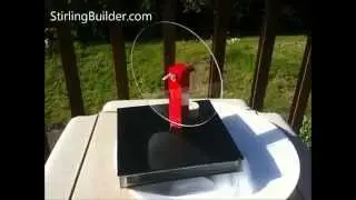 LTD Stirling Engine Running on Ice