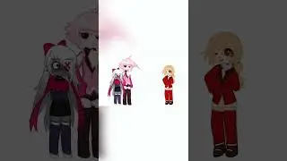 My two favourite ships in hazbin hotel flirt with with each other//#gachalife2 #chaggie #huskerdust
