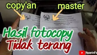#service Mesin fotocopy hasilnya kurang jelas | Hasil fotocopy sebelah terang