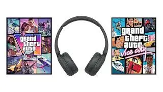 GTA 6 Official Main Theme on the left, GTA Vice City Main Theme on the right
