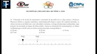 OBF 2018 - 1ª FASE - NÍVEL I Q.2 - NÍVEL II Q.15 - CINEMÁTICA