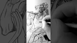 Record ⏺️ of Ragnarok #short #shorts #drawing
