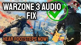Warzone 3 Footsteps LOUD?! How to FIX your audio now! 😈