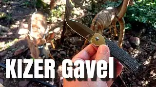 Kizer Mark Perez Gavel Knife 2.87