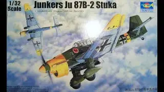 Assembly model Ju 87 B-2  from Trumpeter part 1