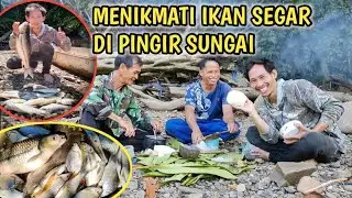 MENIKMATI IKAN SEGAR DI PINGGIR SUNGAI #borneo #kalimantan