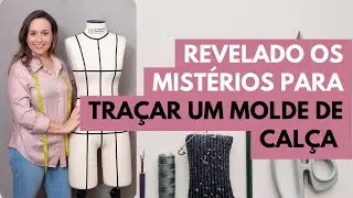 Aprenda a fazer a modelagem de calça com o cálculo exato para traçar o gancho em qualquer tamanho.