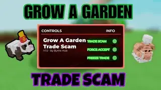 [🔪🐖] GROW A GARDEN TRADE SCAM SCRIPT | 🧊FREEZE TRADE & FORCE ACCEPT ✅  (EZ PETS) | NEW UPDATE 🔥