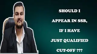 Should I appear in SSB, after just qualifying the cut off? #SSB #NDA #AFCAT #defence #ima #afa #inet