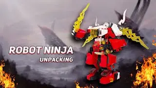 Unpacking Lego from China  The robot ninjago