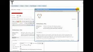 Adding an alternative communication (fax)