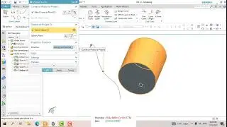Bài 29 Tìm hiểu chuyên sâu về lệnh Project Curve | NX SURFACE