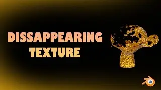 Blender Tutorial - Create DISSAPPEARING texture using NODES in BLENDER 2.9