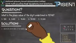 2019 NPSE Mathematics Question 1 Solution