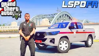 GTA V - LSPDFR มาเป็นตำรวจในเกม GTA V จ่าตั้มตำรวจไทยสายซิ่งรถกระบะ Toyota Hilux Revo ป่วนเมือง 
