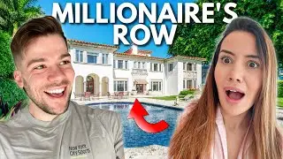 We Toured Celebrities Houses on Millionaire's Row | MIAMI Series!