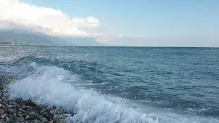 ШУМ МОРЯ ШЕЛЕСТ ВОЛН ПО КАМНЯМ ДО МУРАШЕК