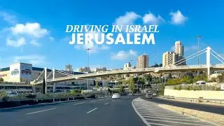 Jerusalem. Driving in Israel 2024