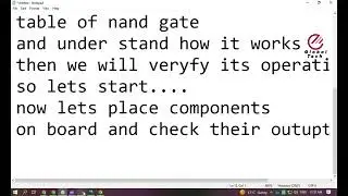 Proteus Simulation Tutorial 6- NAND Gate Logic Operations Simulation