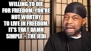 Million Man March - The Jedi Responds to Yvette Carnell (Excerpt) By TigerLily