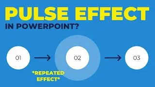 🔥PULSING EFFECT🔥 in PowerPoint (This is Repeated Until End of Slide!)👈