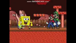 MUGEN - Spongebob & Patrick VS Mario and Luigi