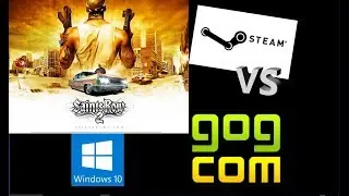 Saint Row 2 - Windows 10 - Steam VS GOG / Does not work on steam