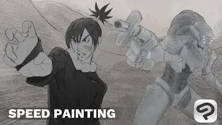 JUJUTSU KAISEN - Mecha Maru Drawing Time-lapse