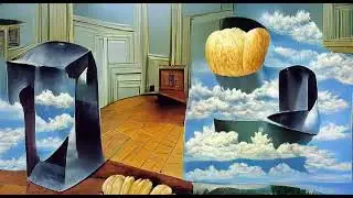 Short animation of Art by Magritte on Nightcafe Studio