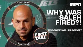COACHING MALPRACTICE! 🗣️ The reason why Robert Saleh got fired by the Jets?! | First Take