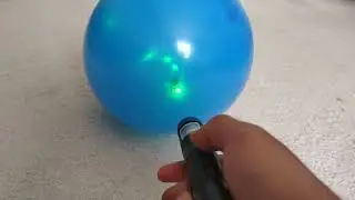 Laser Pops a Balloon!