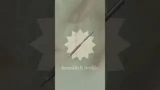 What’s the deal with this needle? How to sew a hemstitch.
