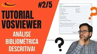 Como usar o VosViewer para análise bibliométrica descritiva? Bibliometria [prático]!