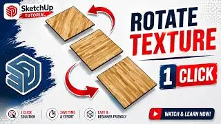 Rotate texture in SketchUp_Free Extension | SketchUp Tutorial