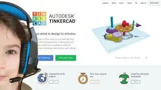 Autodesk TinkerCAD tutorial. Lean how to use a free 3D design software for kids & beginners