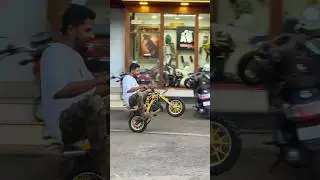 Mini bike 75kg capacity 🥵⚠️ #minibikers #dirtbikeride
