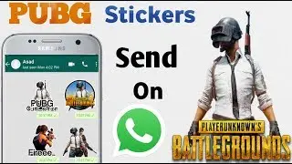 PUBG GAME || PUBG Game Lover How add PUBG Stickers in WhatsApp 2019
