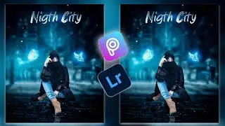 Picsart Night city photo editing|Picsart editing tutorial in mobile-SK EDIT STUDIO