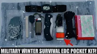 Why Soldiers Carry Bandaids in Winter! Military Winter Survival EDC Pocket Kit!