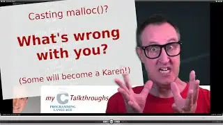 Typecasting malloc() in C? What is wrong with you? (Some may become a Karen for that!)