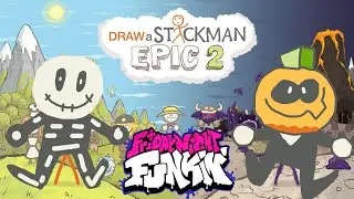 Skid and Pump Draw a Stickman: Epic 2 Gameplay -  Friday Night Funkin'