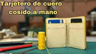 The Easiest Leather Card Holder to Make #leather